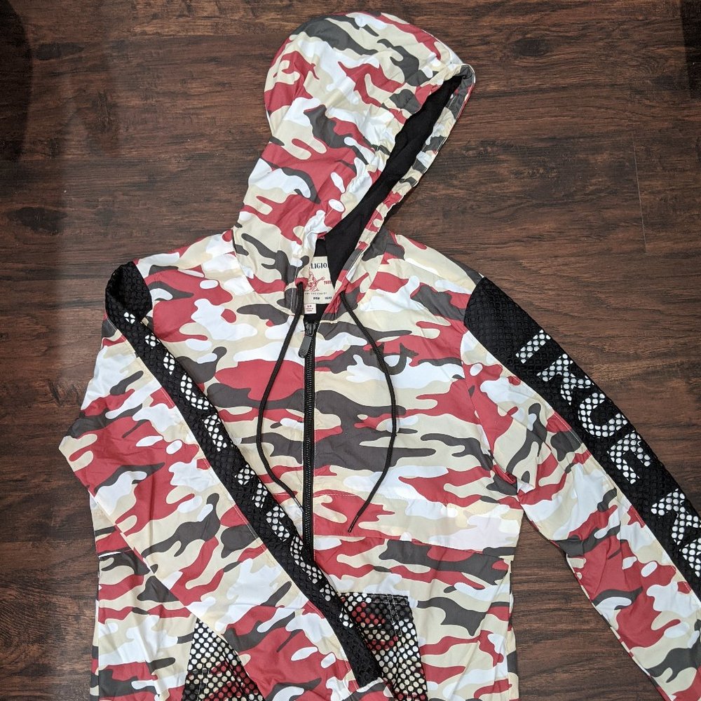 True Religion Women's Camo Windbreaker [S]